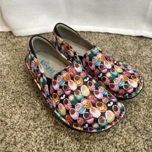 ALEGRIA Keli 7811 Fresh Baked Women's‎ Nursing Clogs EUC Size 35